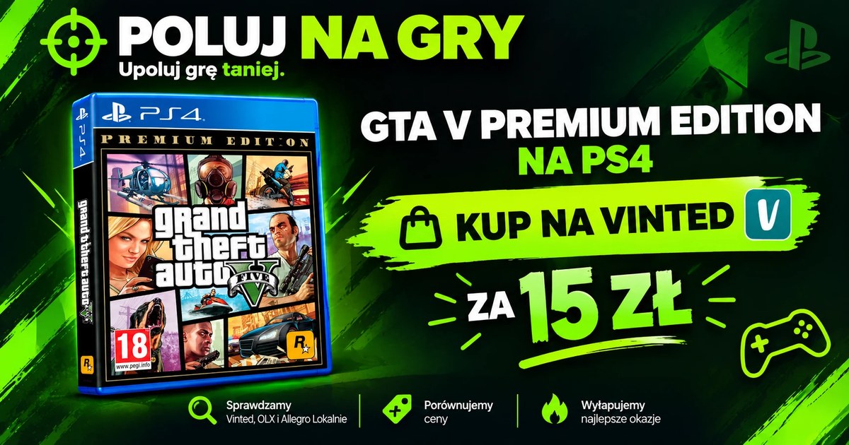 Poluj na gry — najtańsze gry PS4 i PS5 z Vinted, OLX i Allegro Lokalnie