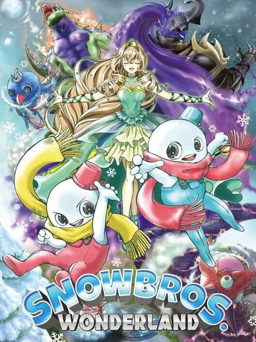 Snow Bros. Wonderland — okładka gry, PS Plus