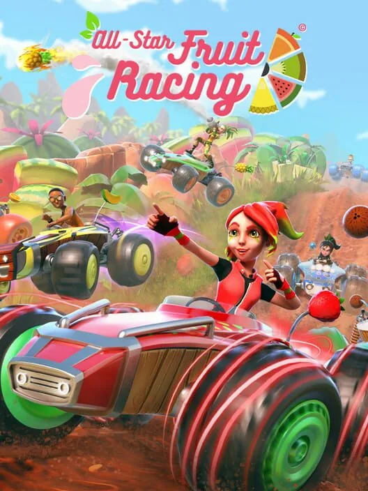 All-Star Fruit Racing PS4 — okładka gry