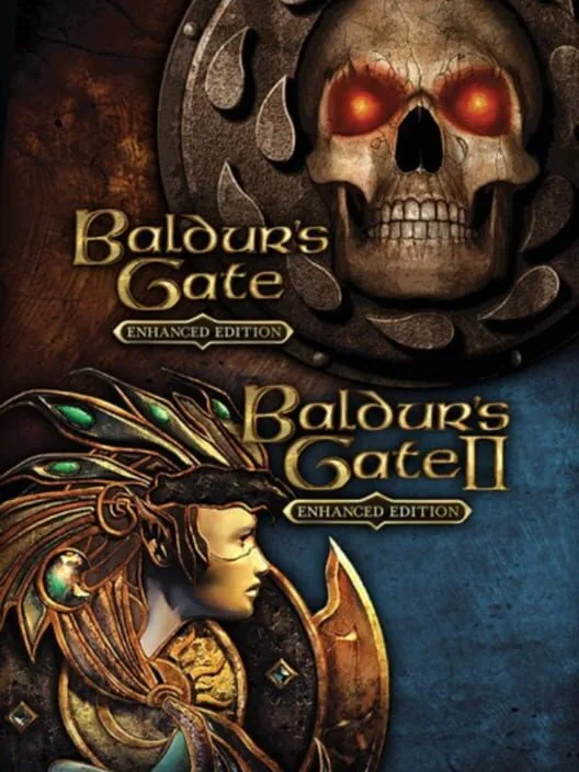 Baldur's Gate and Baldur's Gate II: Enhanced Editions PS4 — okładka gry