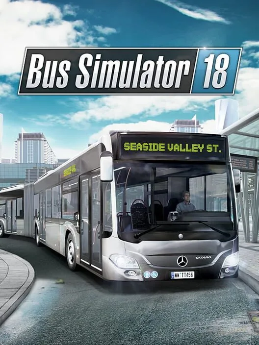 Bus Simulator 18 PS4 — okładka gry