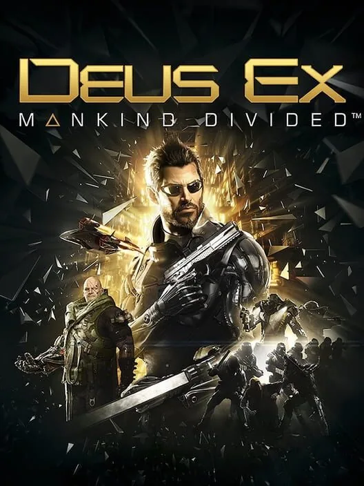 Deus Ex: Mankind Divided PS5 — okładka gry