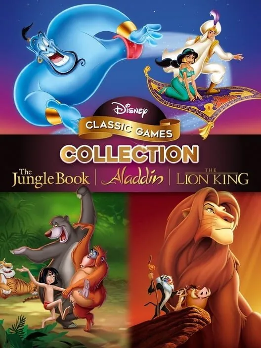 Disney Classic Games: Aladdin, The Lion King and The Jungle Book PS4 — okładka gry