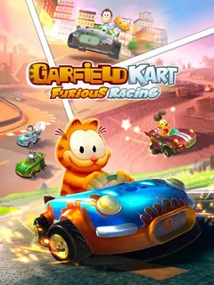 Garfield Kart: Furious Racing PS4 — okładka gry