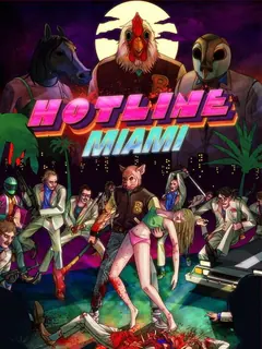 Hotline Miami PS5 — okładka gry