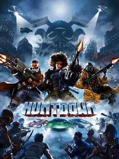 Huntdown PS4 — okładka gry