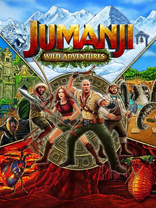 Jumanji: Wild Adventures PS4 — okładka gry