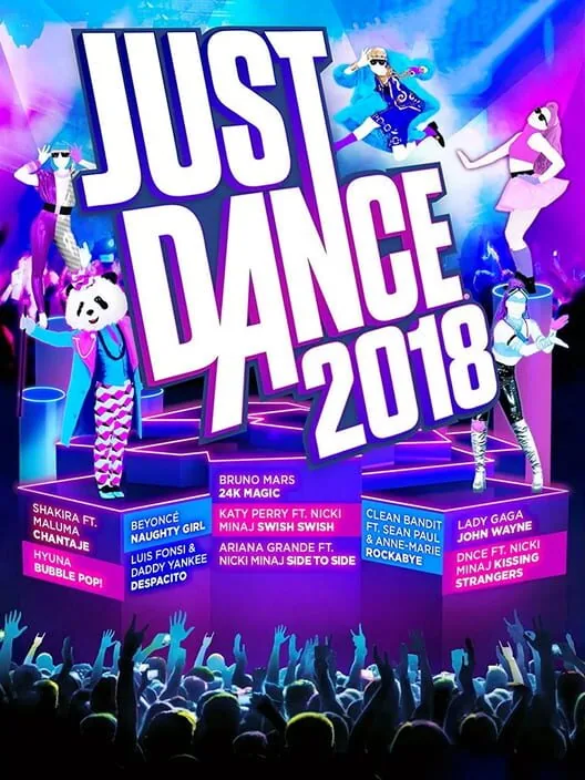 Just Dance 2018 PS4 — okładka gry