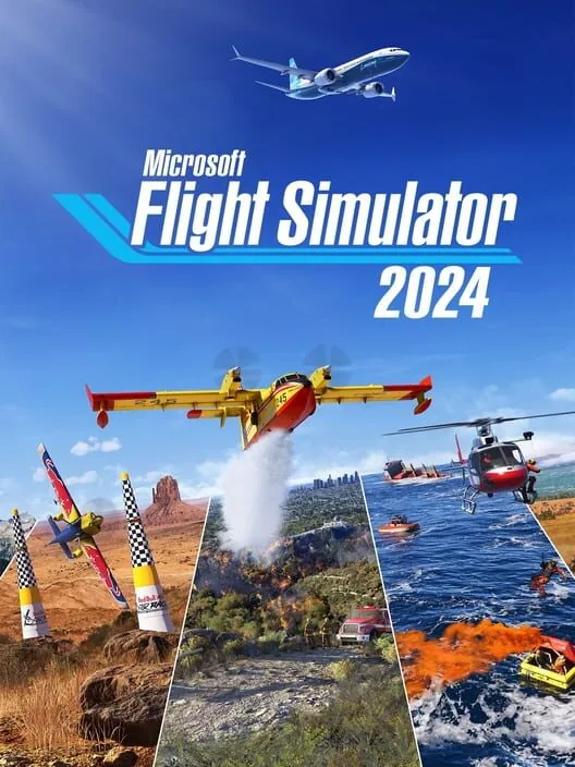 Microsoft Flight Simulator 2024 PS5 — okładka gry