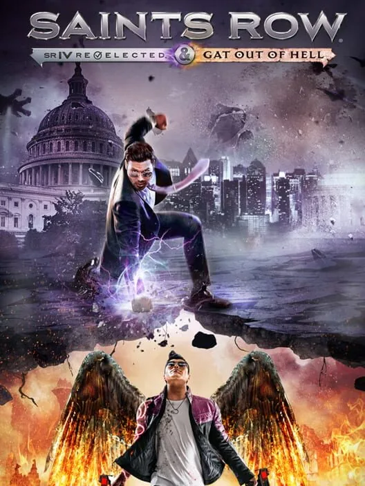 Saints Row IV: Re-Elected & Gat out of Hell PS4 — okładka gry