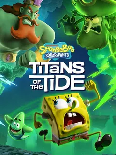 SpongeBob SquarePants: Titans of the Tide PS5 — okładka gry