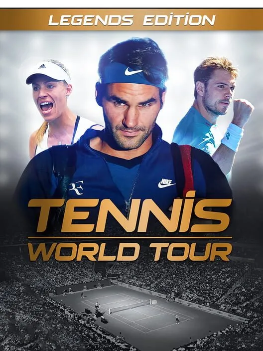 Tennis World Tour: Legends Edition PS4 — okładka gry