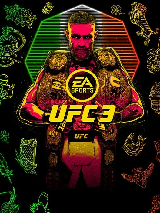 EA Sports UFC 3 PS4 — okładka gry