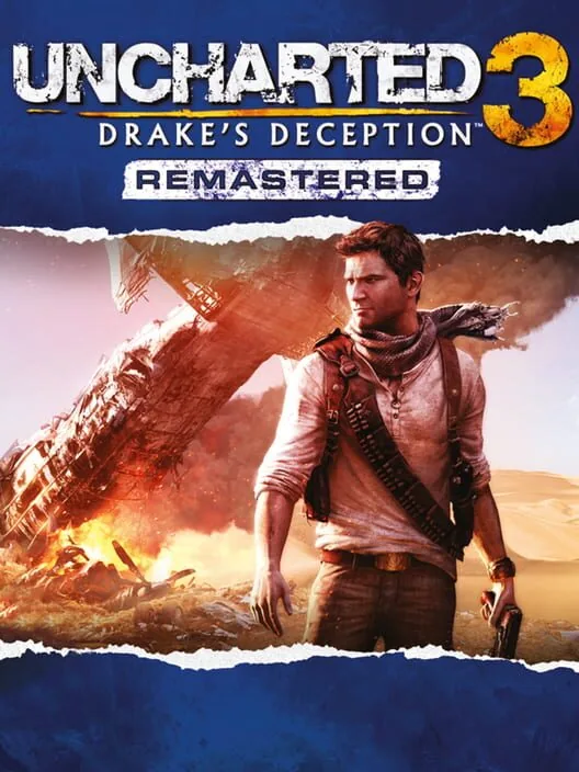 Uncharted 3: Drake's Deception Remastered PS4 — okładka gry