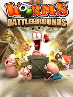 Worms Battlegrounds PS4 — okładka gry