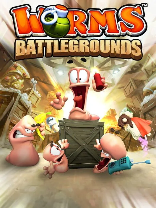 Worms Battlegrounds PS4 — okładka gry